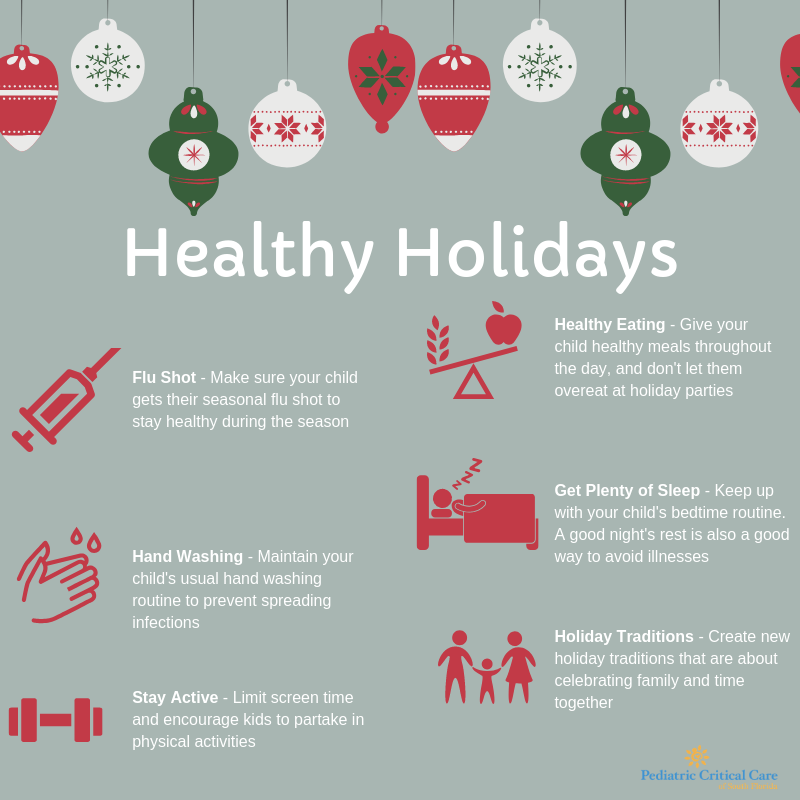 6 Healthy Holiday Tips  Pediatric Critical Care